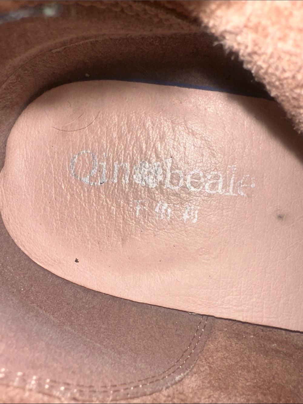 Qin beale Casual Lace-Up Ankle Shoes in Dusty Rose - Picture 13 of 13